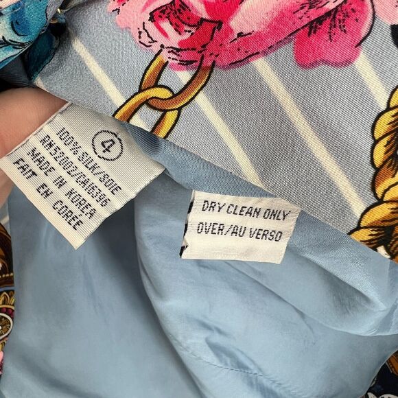 VTG 80s 90s Baroque Equestrian Vest Sz 4 Pearl Button Maximalist Statement Artsy - Picture 4 of 7